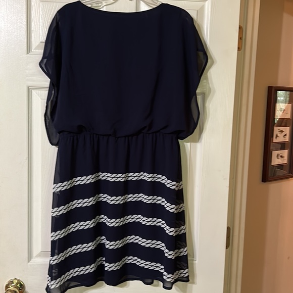 Navy Nautical Dress - Picture 4 of 7